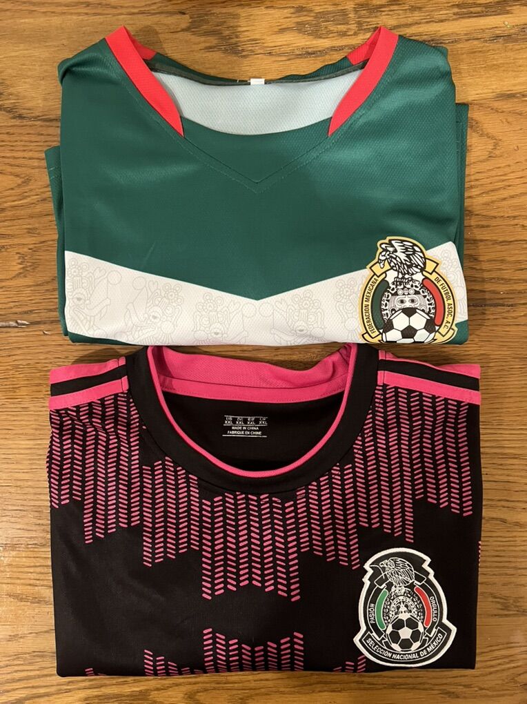 Mexico National Team Jerseys (XL & 2XL)
