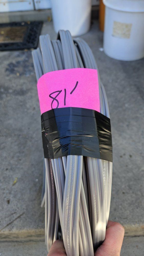 Unbranded 81' Grey Electrical Wire Cable for Home or Industrial Use