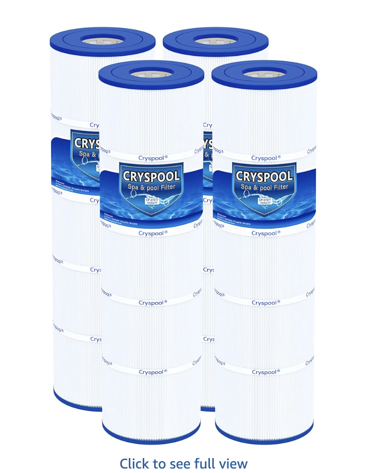 New! Cryspool Filters for Pool - 4 Pack