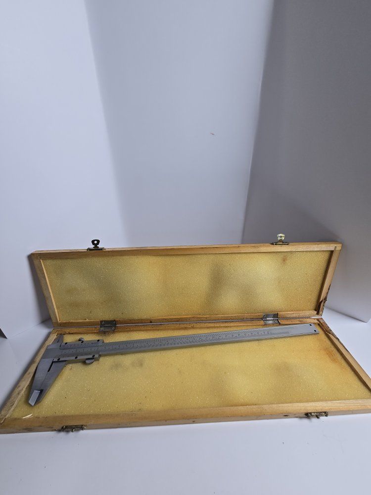 Mitutoyo 1535 Precision 12" Vernier Caliper w/ Original Case - Made in Japan