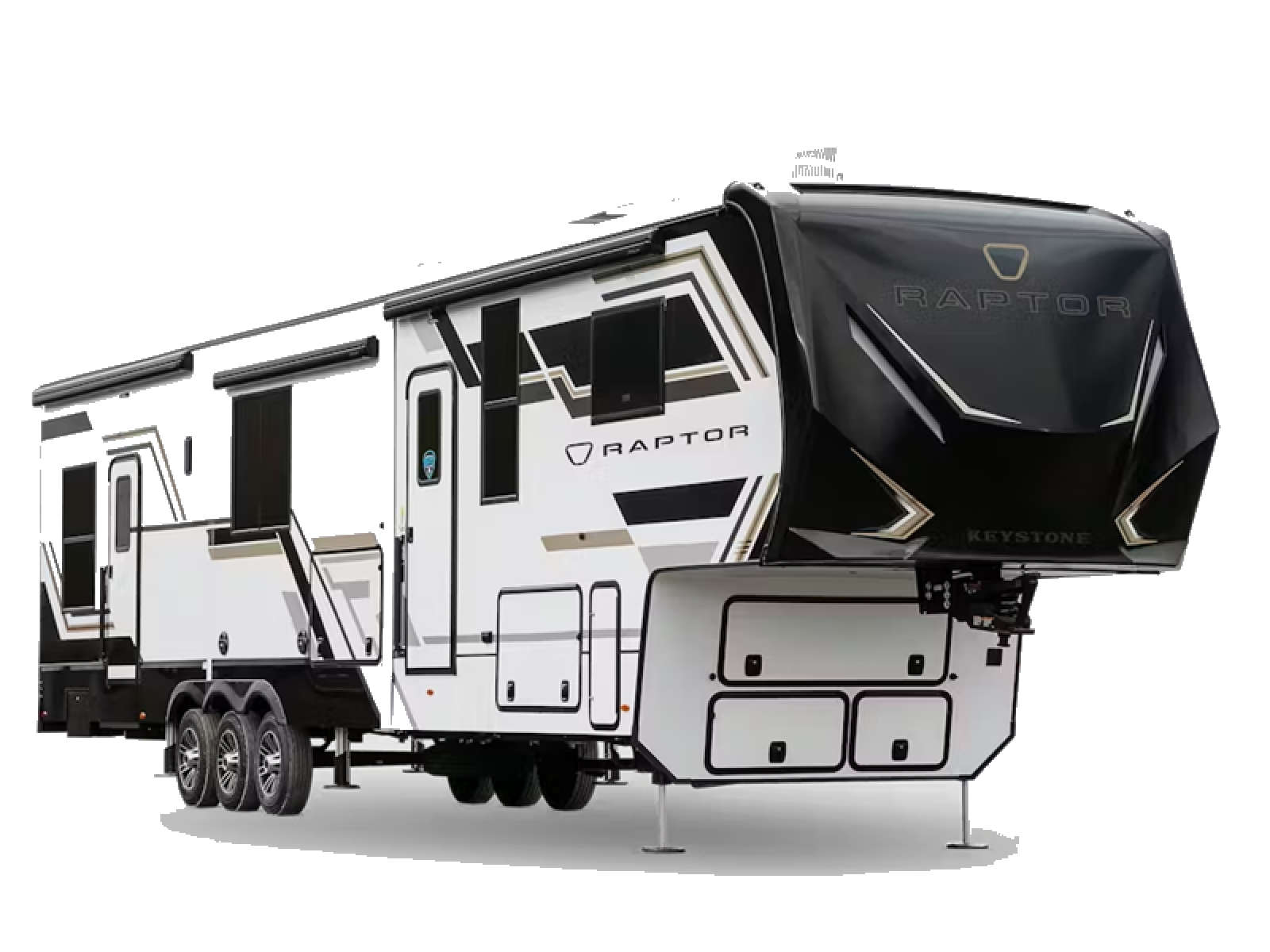 2027 Keystone RV Raptor 441 Toy Hauler Fifth Wheel Front Bedroom|Loft|Outdoor Entertainment|Two Entry/Exit Doors