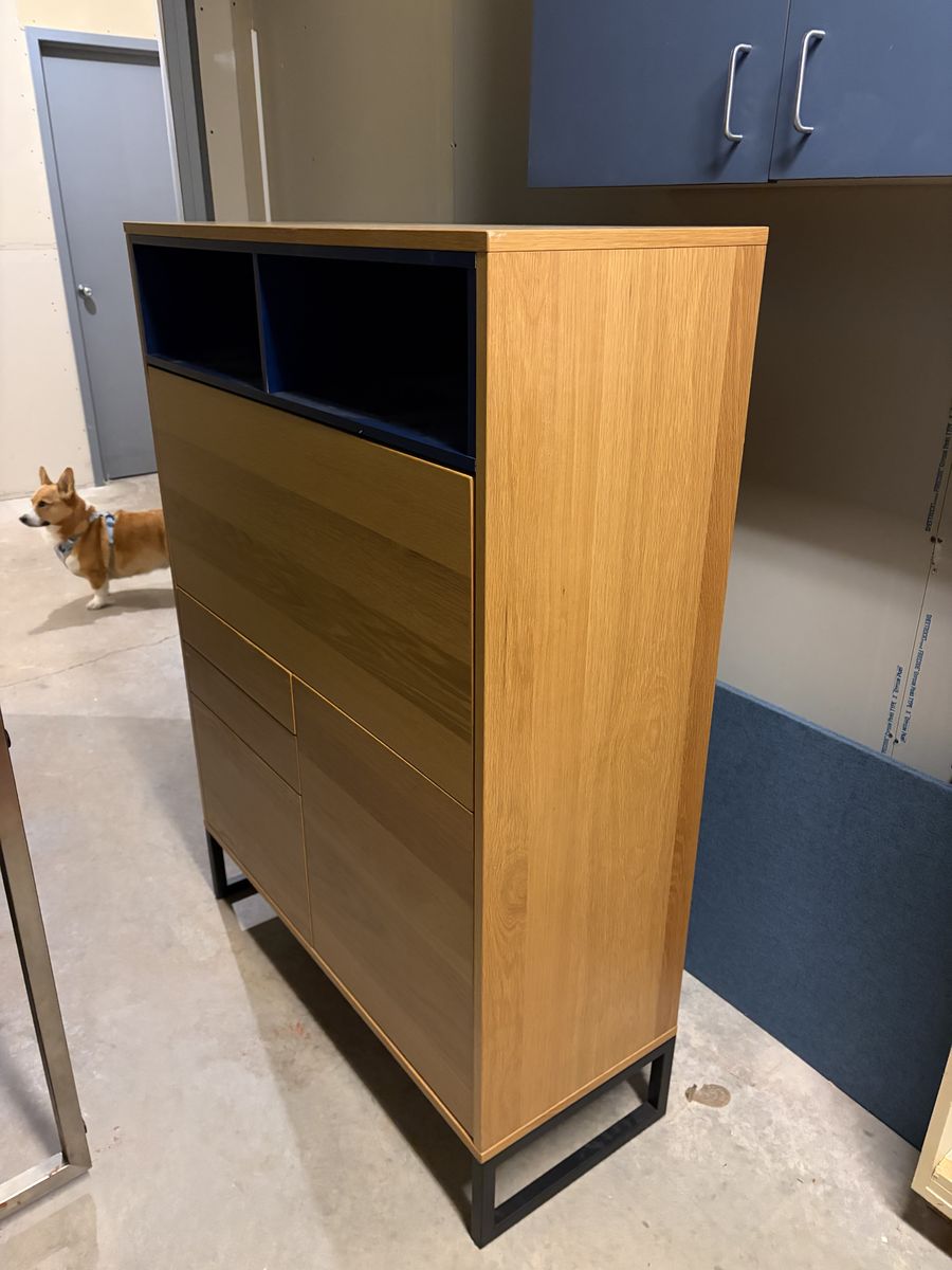 Room & Board Mosby Office Armoire 40w 16d 54h Made in USA