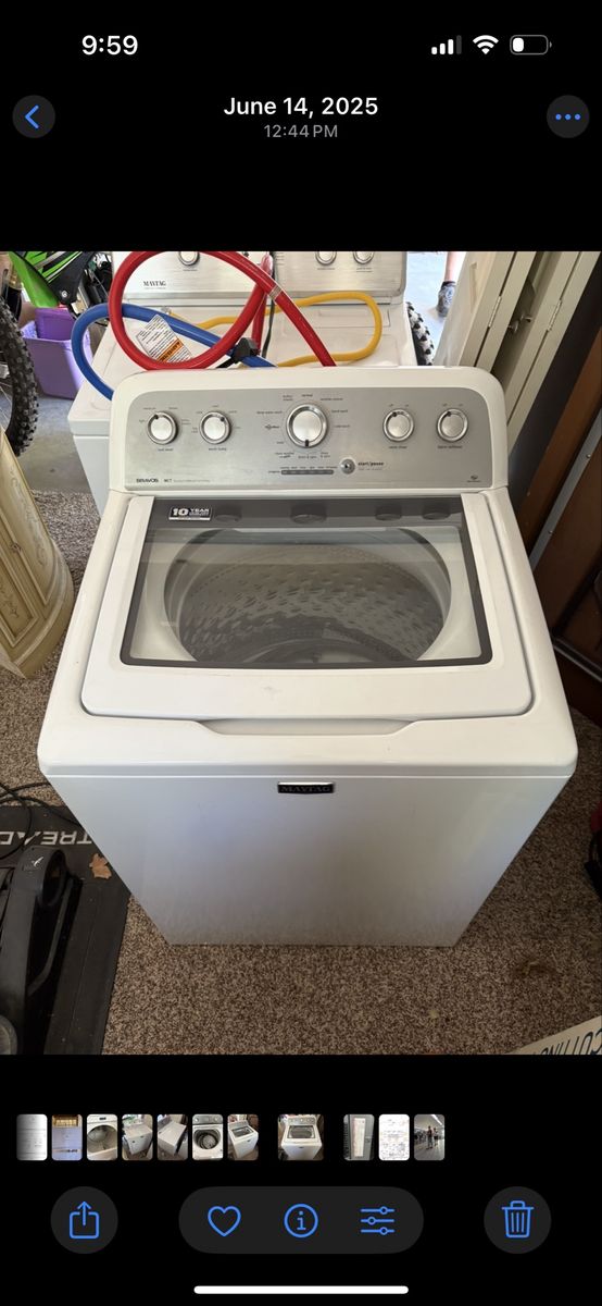 Maytag washer and dryer