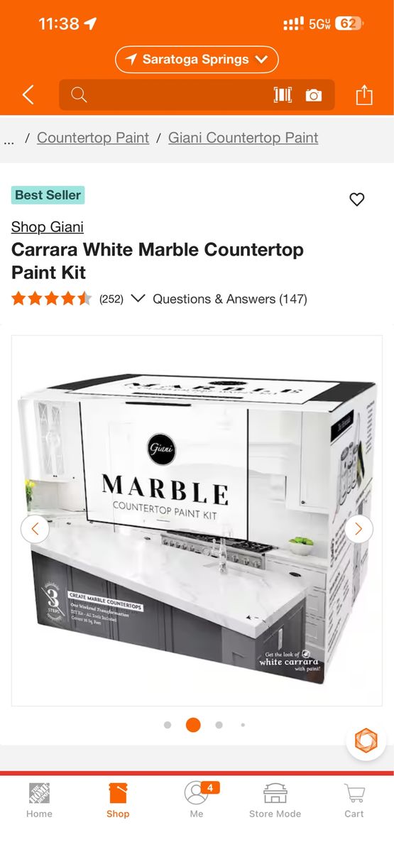 Countertop paint kit