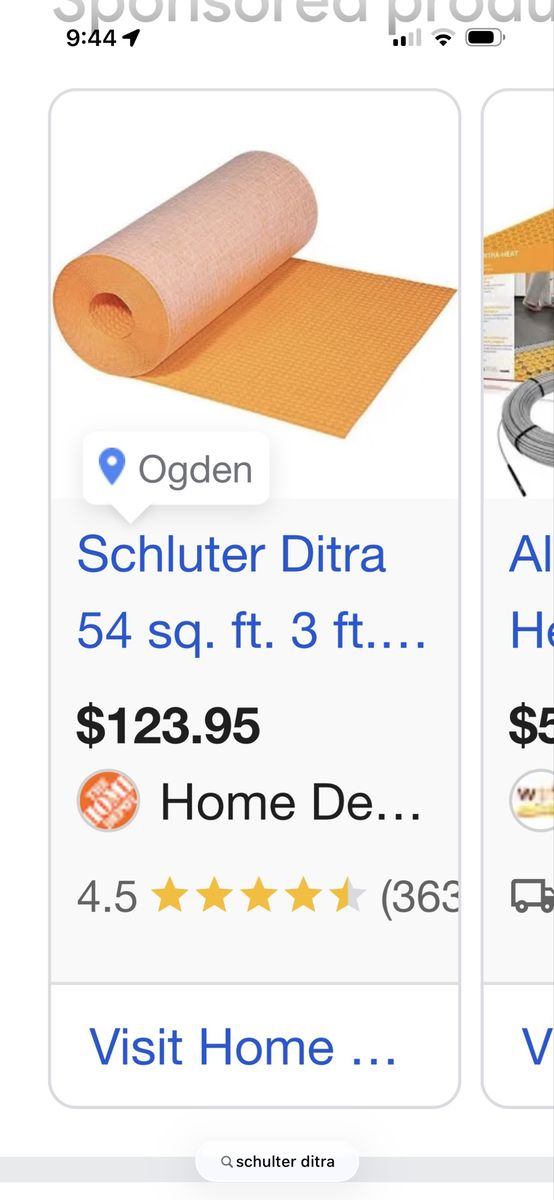 Schluter Ditra. New Roll