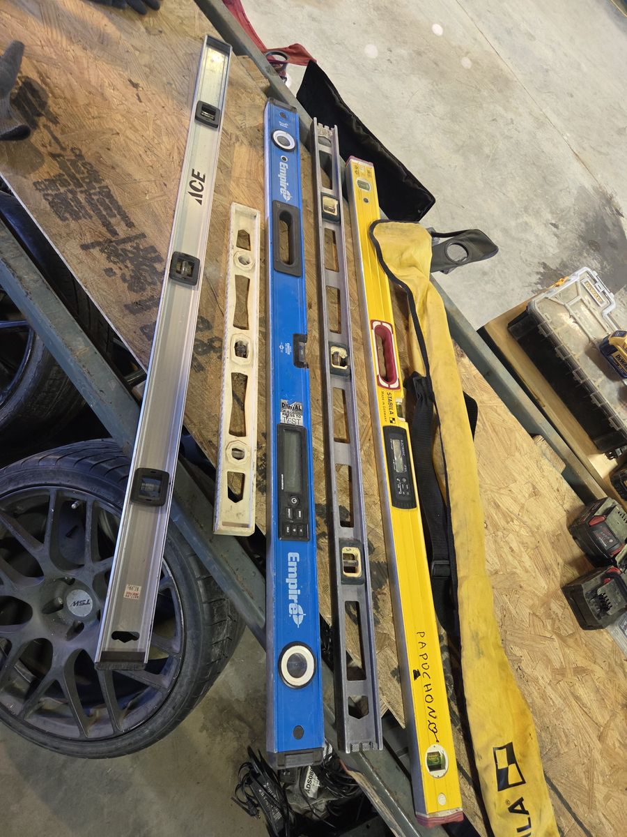 Digital and normal levelers OPEN TO CASH OFFERS FOR ALL