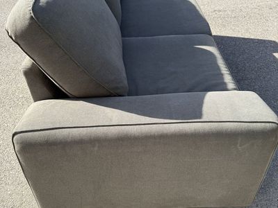 Grey Couch W/ottoman- Will Deliver