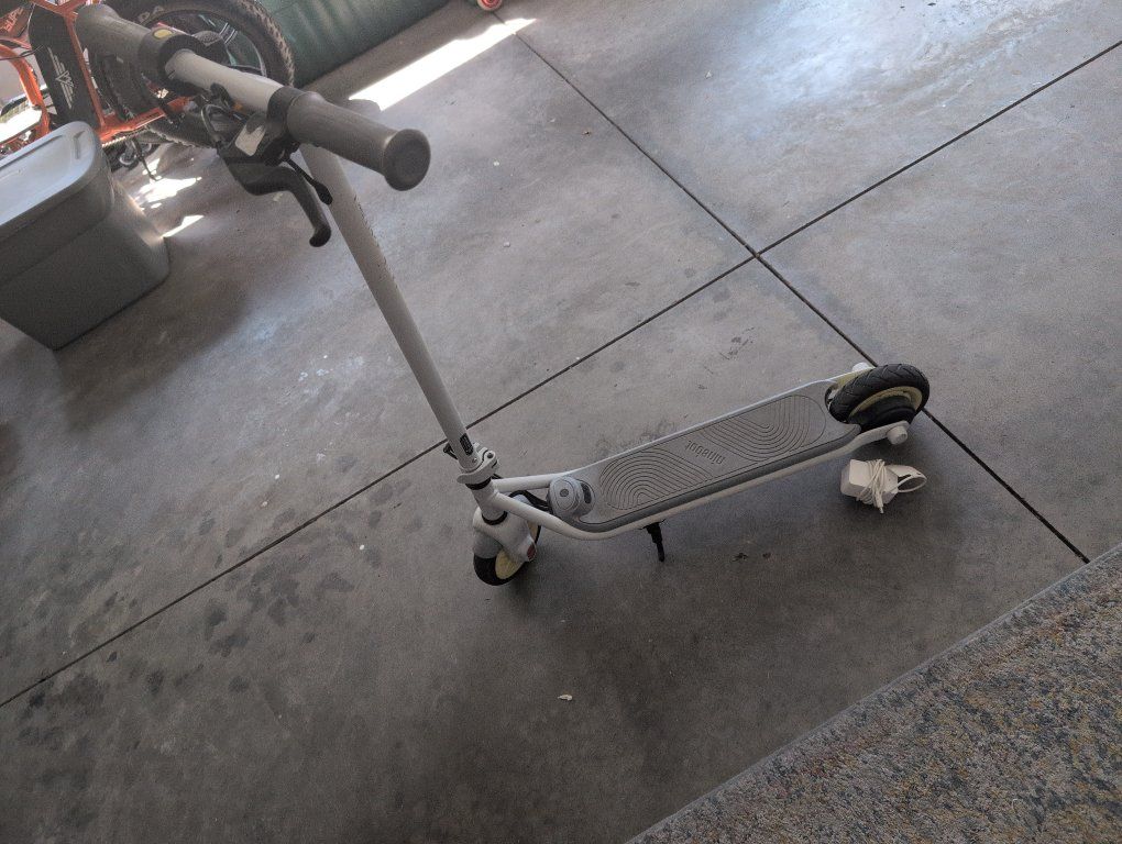 Segway Ninebot Electric Kick Scooter with Charger - White