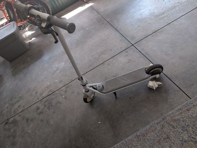 Segway Ninebot Electric Kick Scooter with Charger - White