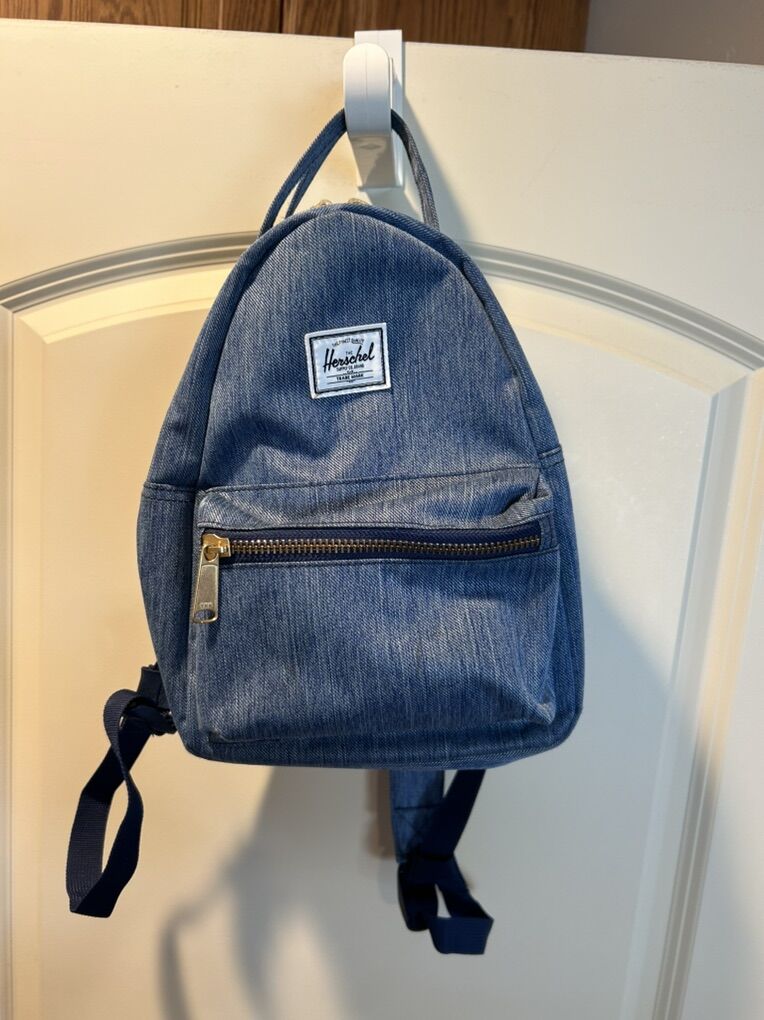 Herschel Backpack Purse Handbag Blue