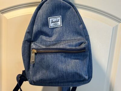 Herschel Backpack Purse Handbag Blue