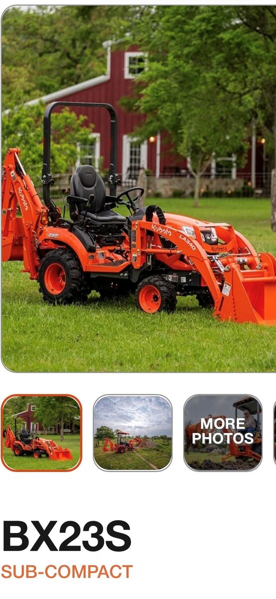 2019 BX23S Kubota Tractor