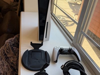 Sony PlayStation 5 PS5 Disc Console with Controller, Stand & Cables - Excellent Condition