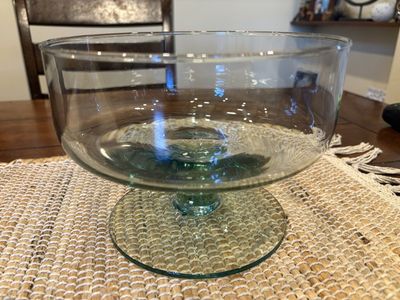 Glass Trifle Bowl or Pedestal Bowl