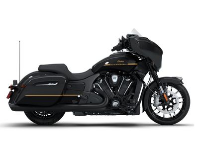 2026 Indian Motorcycle® Chieftain® PowerPlus Dark Horse® 112 w/PowerBand Black Crystal w/Black Meta