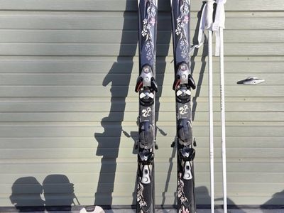 $ IN DESCRIPTION - older skis, boots, poles