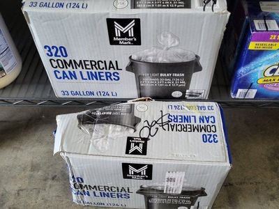 33gal Commercial Grade Trash Bags
Qty-2
