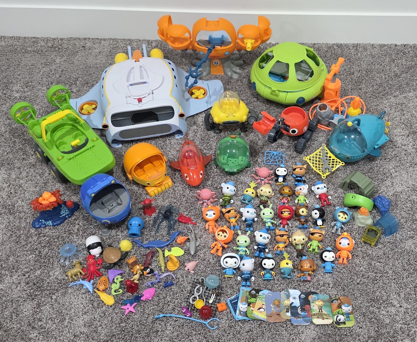 Octonauts Collection Lot - Octopod, Deep Sea Lab, OctoRay, Gup-A, Gup-B, Figures, Sea Creatures, & More