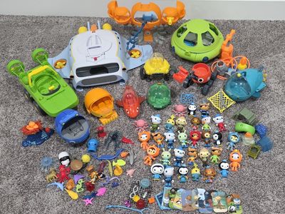 Octonauts Collection Lot - Octopod, Deep Sea Lab, OctoRay, Gup-A, Gup-B, Figures, Sea Creatures, & More