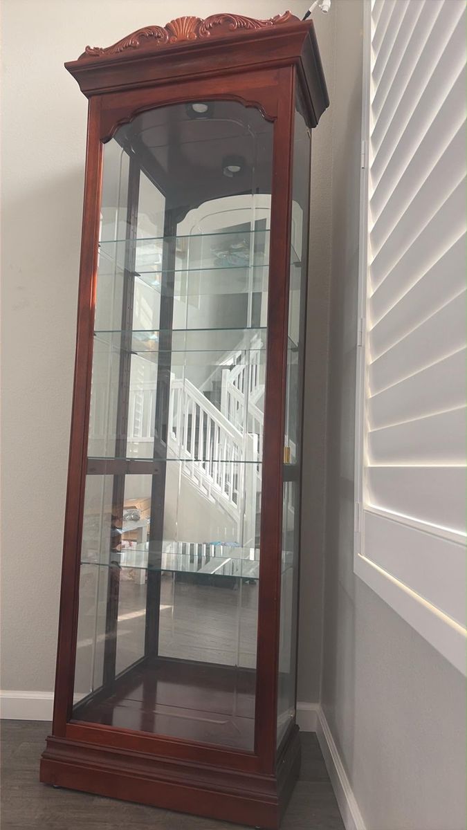 Glass Display Case Cabinet