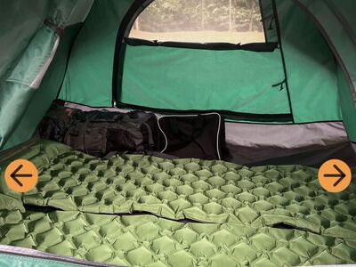 3 Secs Tent, 1 Person Set Up, Sleeps 2