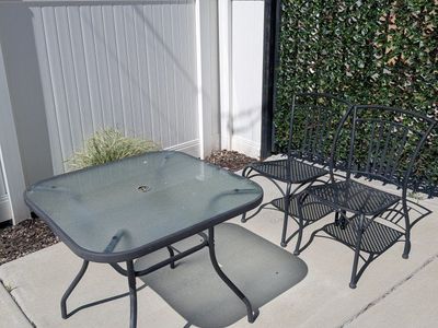 FREE Patio table and 2 patio chairs