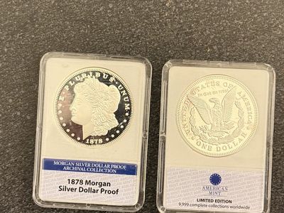 1878 Morgan Silver Dollar Proof Archival Edition