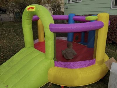 Blow up bounce house