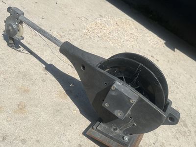 Used Fishing Rod Holder & Downrigger Base - Adjustable Angle