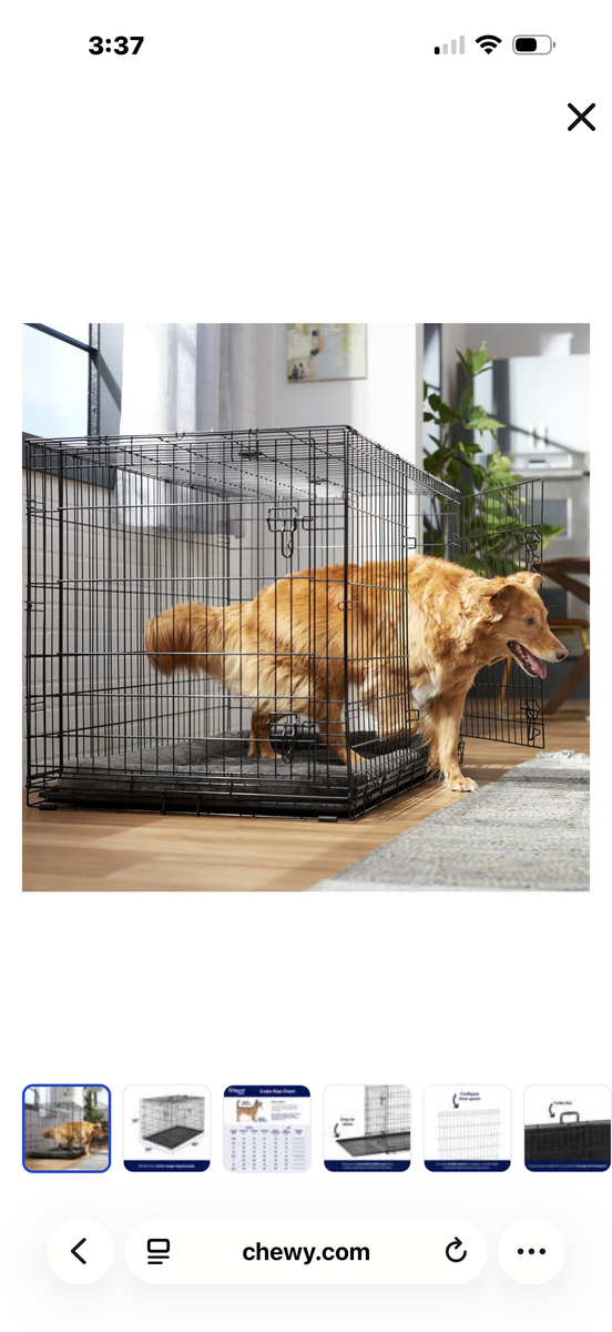 XL 48 inch Collapsable Dog Crate
