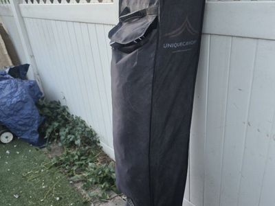 Uniquecanopy 10'x10' commercial instant shelter, which typically includes the frame, top cover, and removable sidewalls. $80.0BO