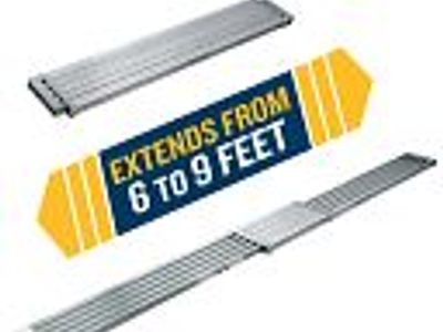 WERNER 6FT TO 9FT ALUMINUM EXTENSION PLANK PA206