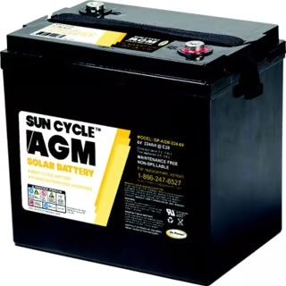 Sun Cycle AGM 6 Volt Batteries
