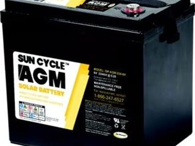 Sun Cycle AGM 6 Volt Batteries