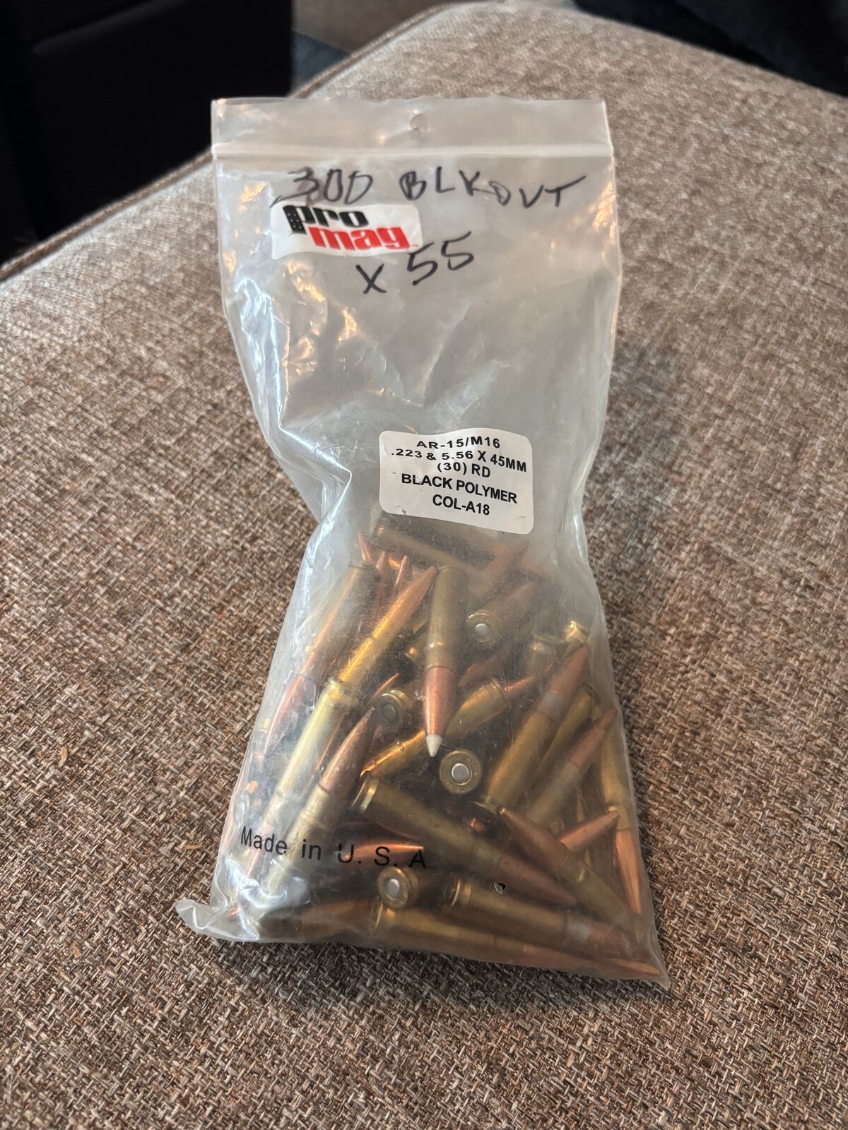 Bag If 55 New 300 Blackout Ammo