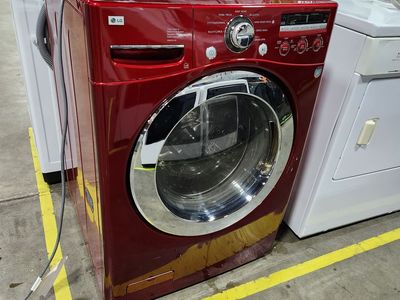 GREAT LG FRONTLOAD RED WASHER! W-WARRANTY