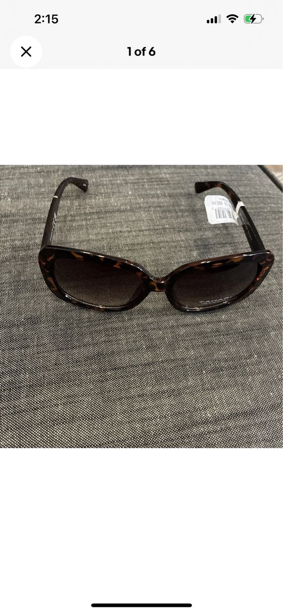 TAHARI Women’s Oversized Tortoise Shell Sunglasses