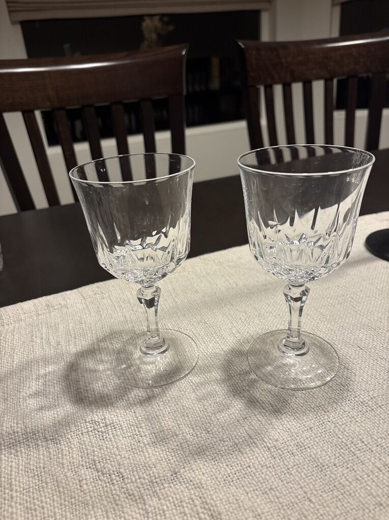 Crystal goblets