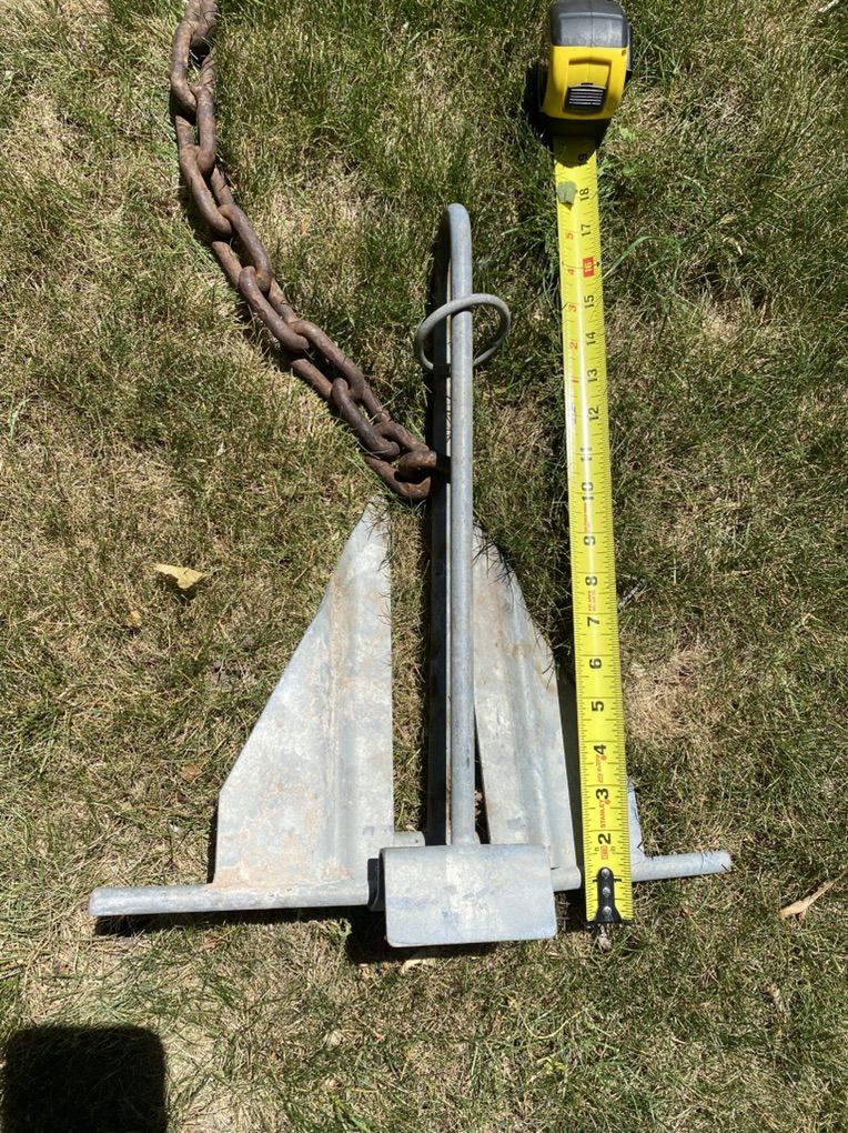 Galvanised Steel Anchor 8 Pounds