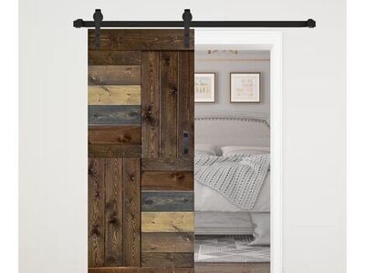 Sliding Barn Door Multi Color 36x84