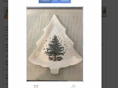 Christmas Tree Platter, Nikco Japan, Oven, Microwave and Dishwasher Safe 11.5 in x 10 in, $15.00