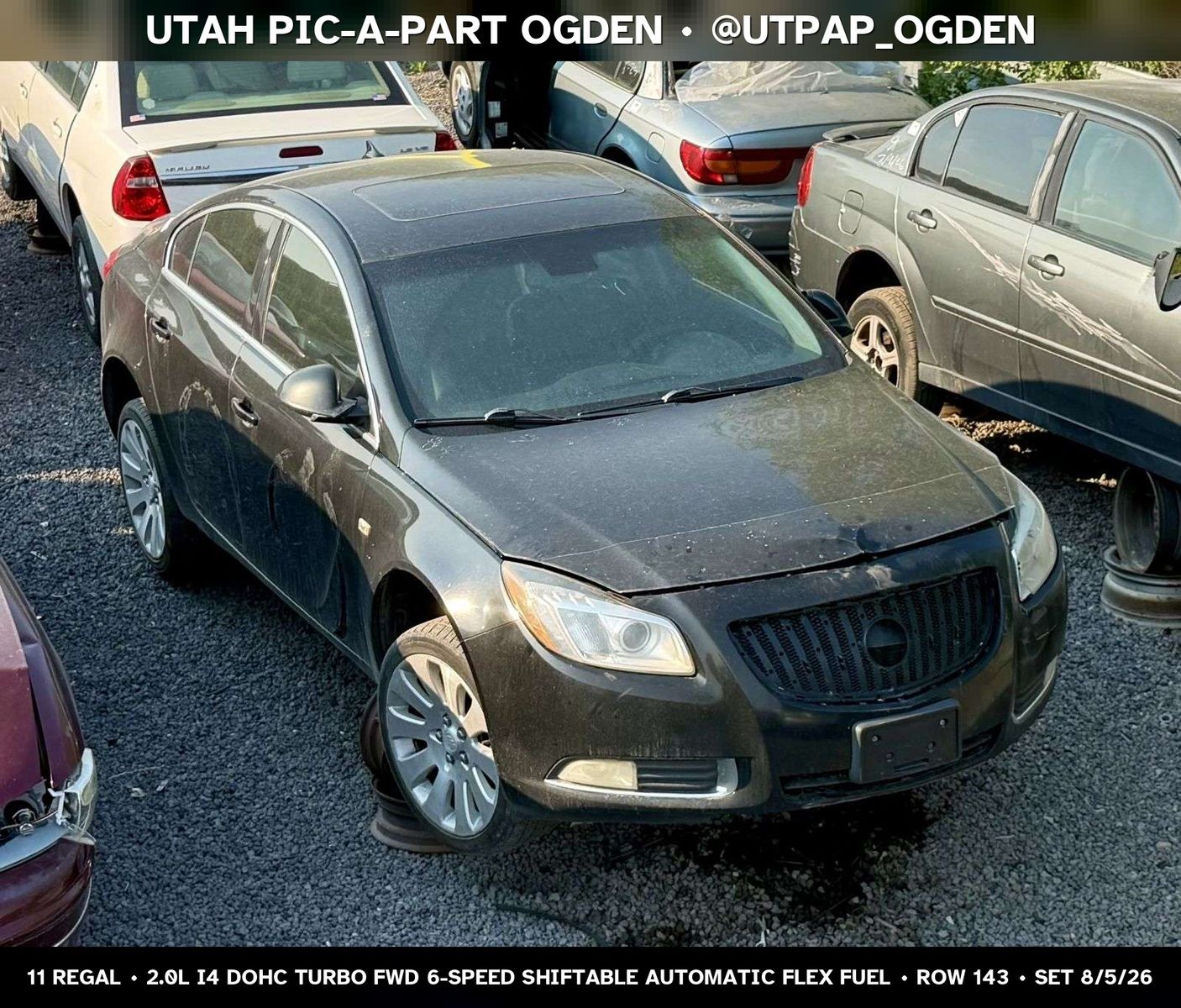 Just In! 2011 Buick Regal Parts - UTPAP Ogden