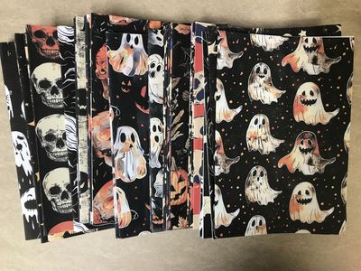 Halloween Card Bases Lot of 50 4 3/4” x 6 3/4” See pictures for all designs.