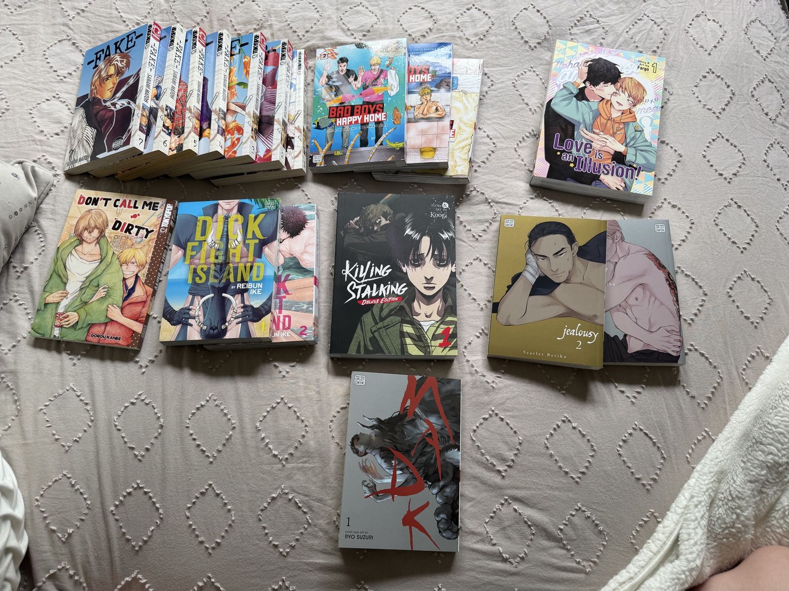 BL (Yaoi) Manga & Manhwa Book Lot - Killing Stalking, Fake, Dick Fight Island & More