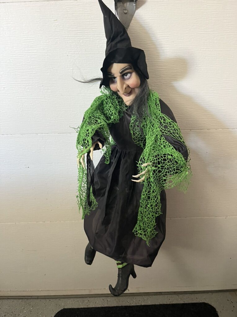 Hanging Halloween Witches About 3 Feet Tall