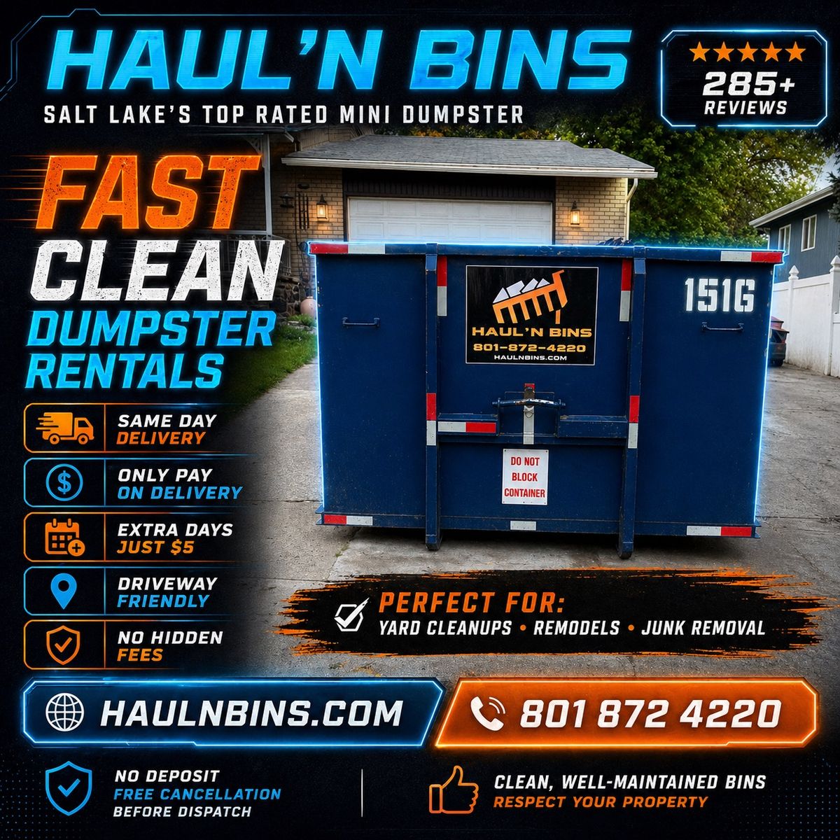 Mini dumpster rental