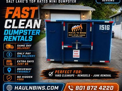 Mini dumpster rental