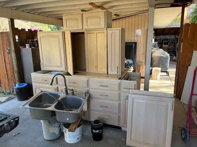 Kitchen cabinets