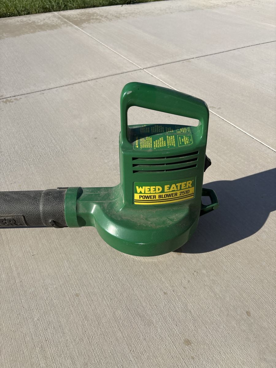 Weed Eater Power Blower 2510 Electric Leaf Blower