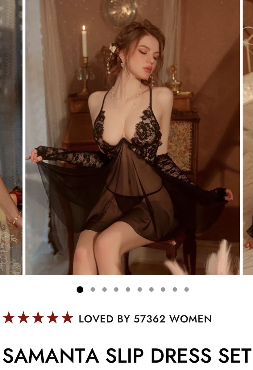 Samanta slip dress set